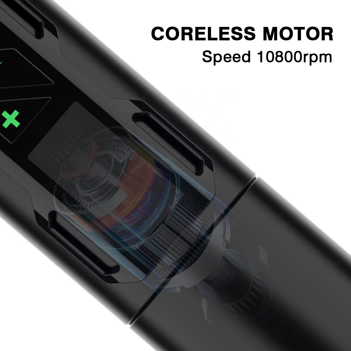 Oem Profession Rechargeable Swiss Coreless Motor Pmu Gun Complete Parts Digital Eyebrow Wireless Rotary Pen Tattoo Machine