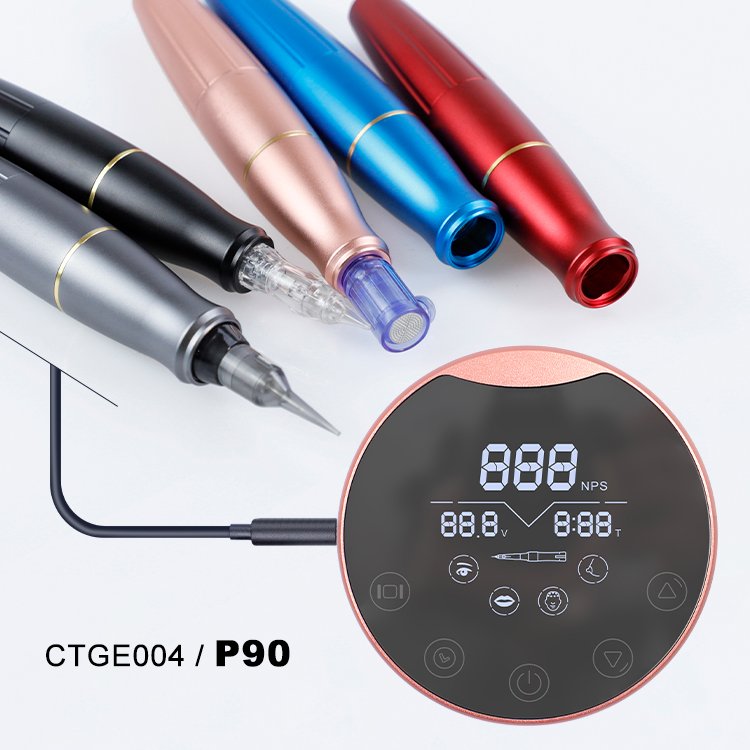 Universal Dermografos 2 Grips Semi Permanent Makeup Tattoo Machine Micropigmentation Machine