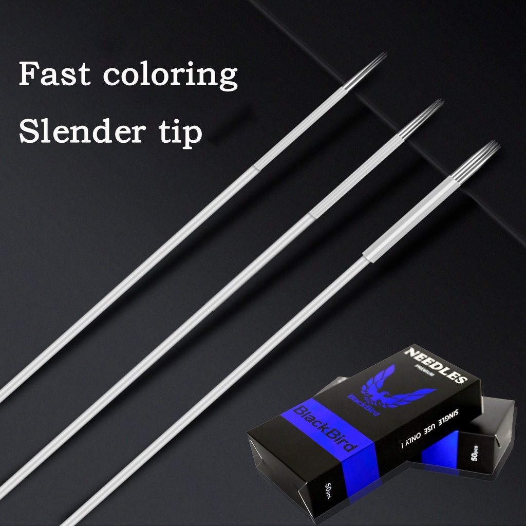 Good Quality Blackbird Premium Disposable Tattoo Needles For Tattoo Coil Machine Makeup Tattoo Long Needle