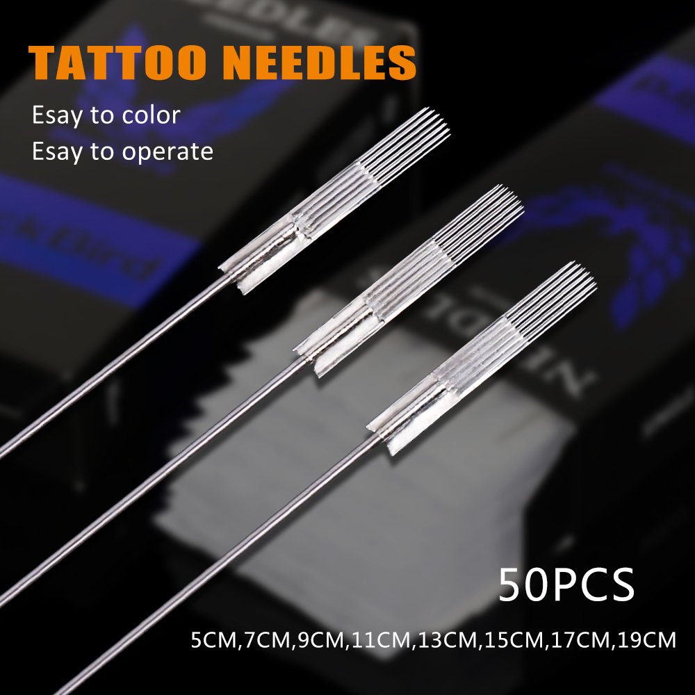 Good Quality Blackbird Premium Disposable Tattoo Needles For Tattoo Coil Machine Makeup Tattoo Long Needle