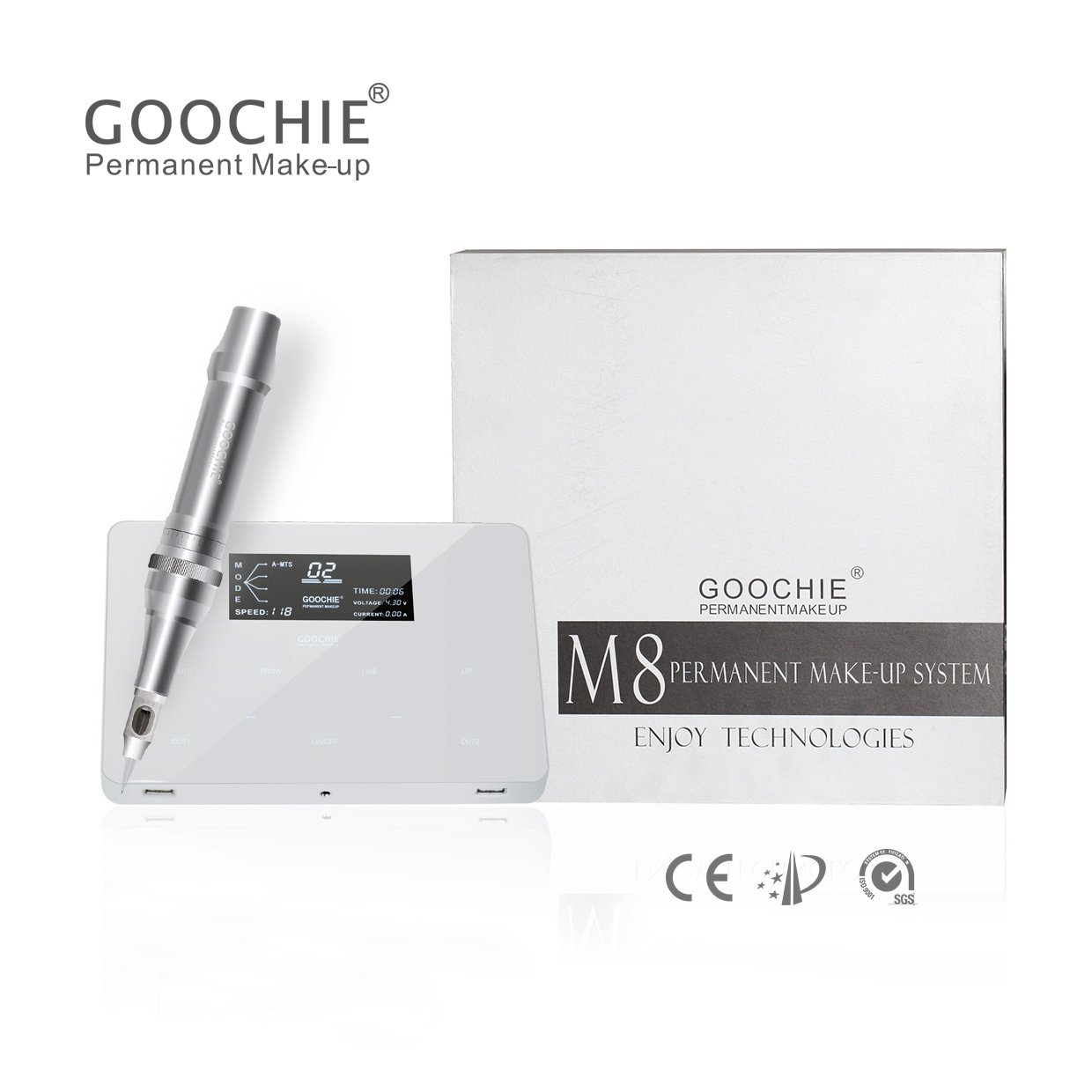 HOTTEST M8-4 digital power display eyebrow lip microshading microblading semi permanent makeup pmu machine kit