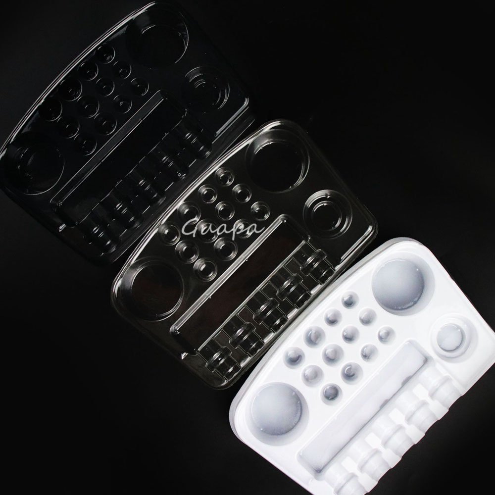 Disposable Tattoo Ink Tray Plastic Permanent Makeup Pigment Cup Tattoo Cartridge Needle Holder Microblading Accessories