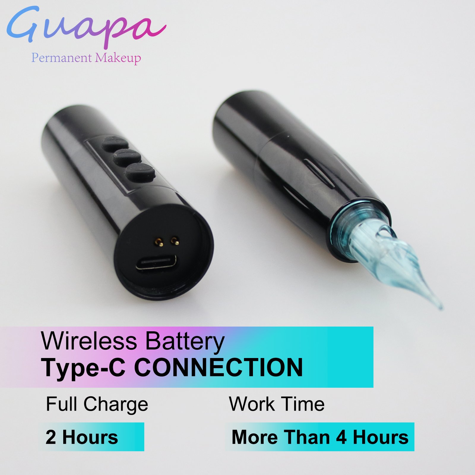 Wireless Tattoo Machine 3.0mm Stroke Length Permanent Makeup Eyeliner Tools Micropigmentation Brows Lip blush Semi-Permanent