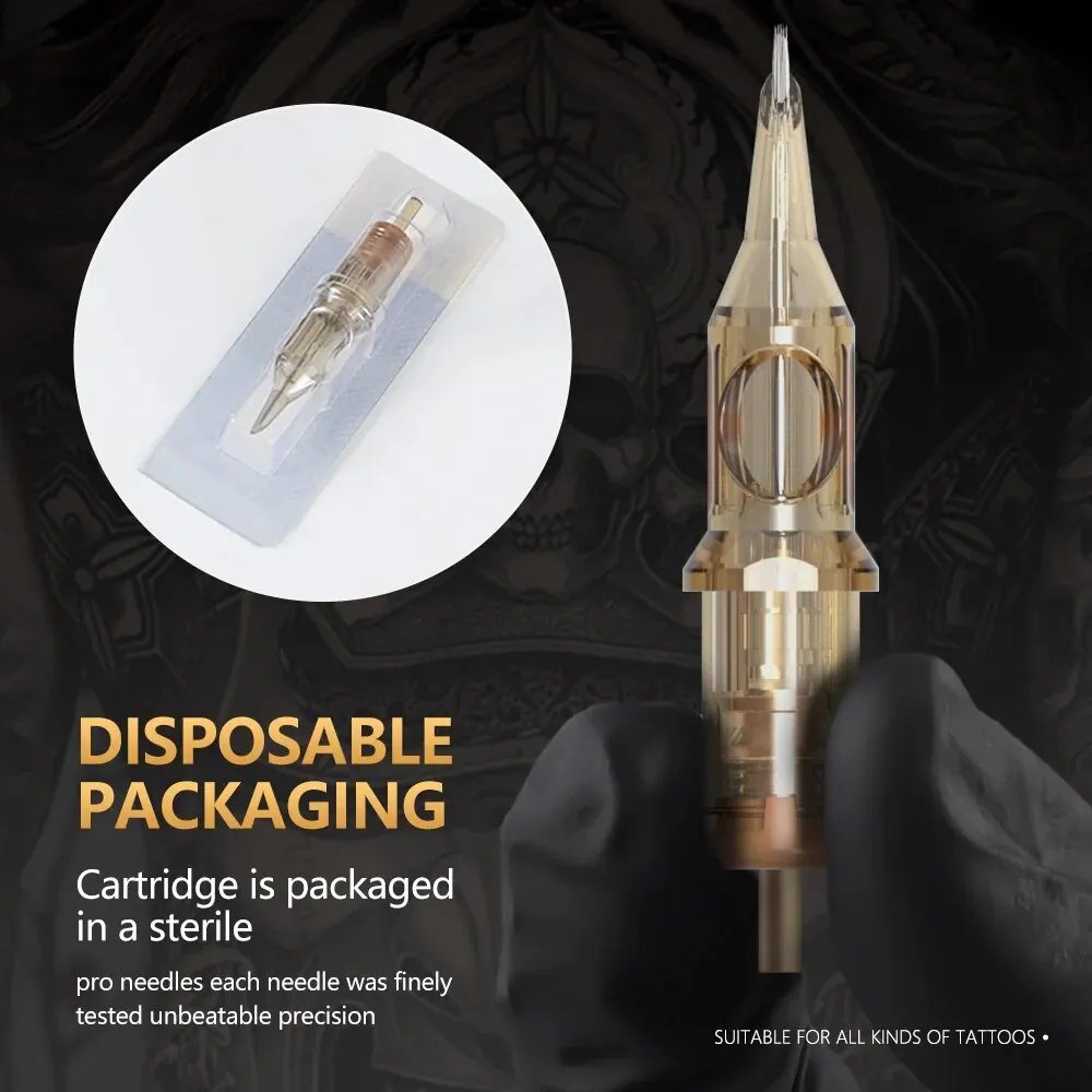 Ambition Premium Tattoo Cartridge 20pcs RL/RM/RS Round Liner Shader Curved Magnum Tattoo Needle 1RL 3RL 5RL 7RL 9RL 7rm 9rm 13rm