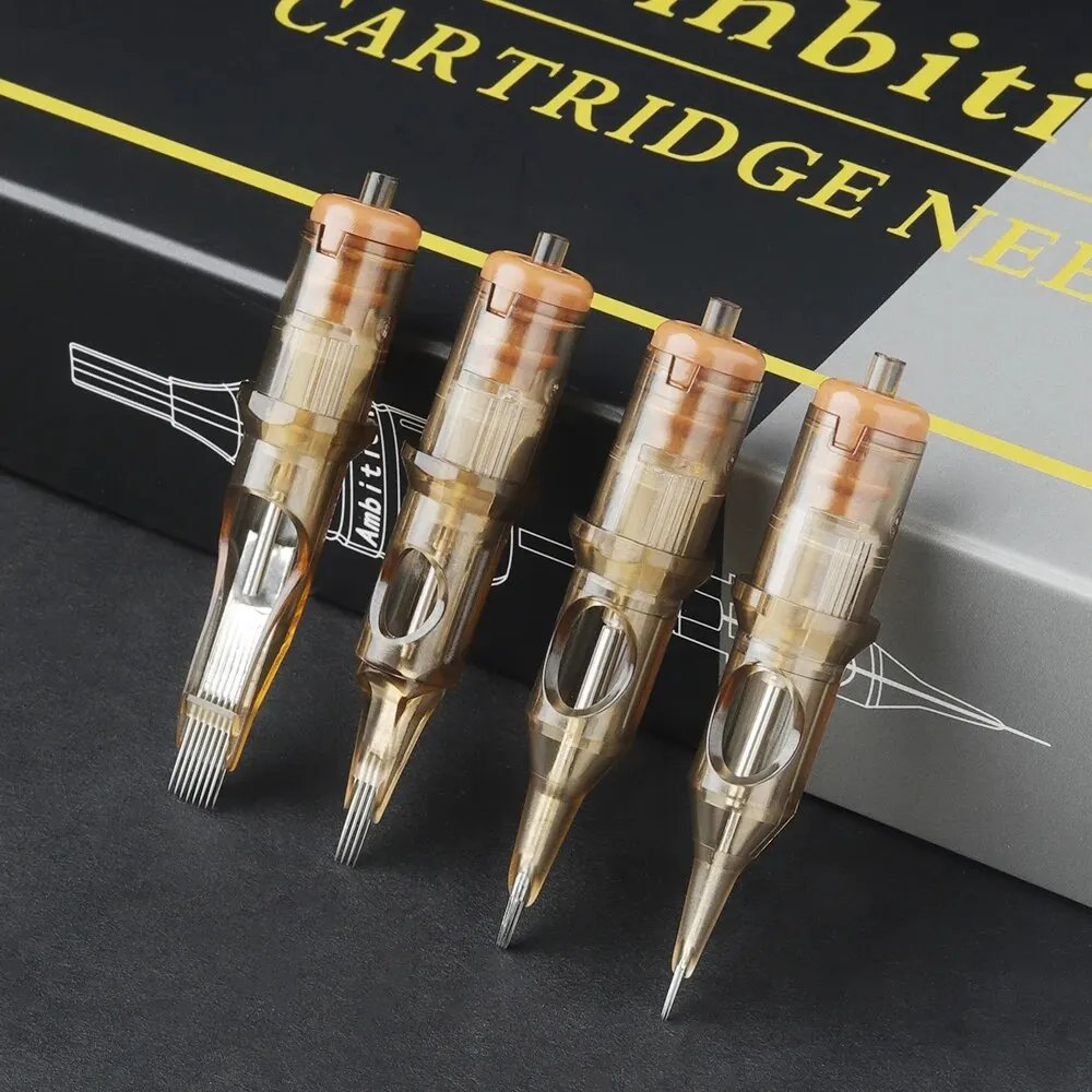 Ambition Premium Tattoo Cartridge 20pcs RL/RM/RS Round Liner Shader Curved Magnum Tattoo Needle 1RL 3RL 5RL 7RL 9RL 7rm 9rm 13rm