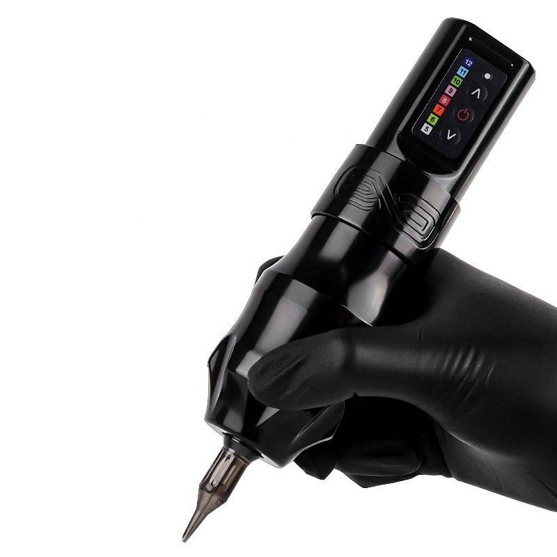 Professional Adjustable Stroke Flux Max Vending Rotary Custom Pen Type Gun Full Complete Set Kit Wireless Tattoo Machine