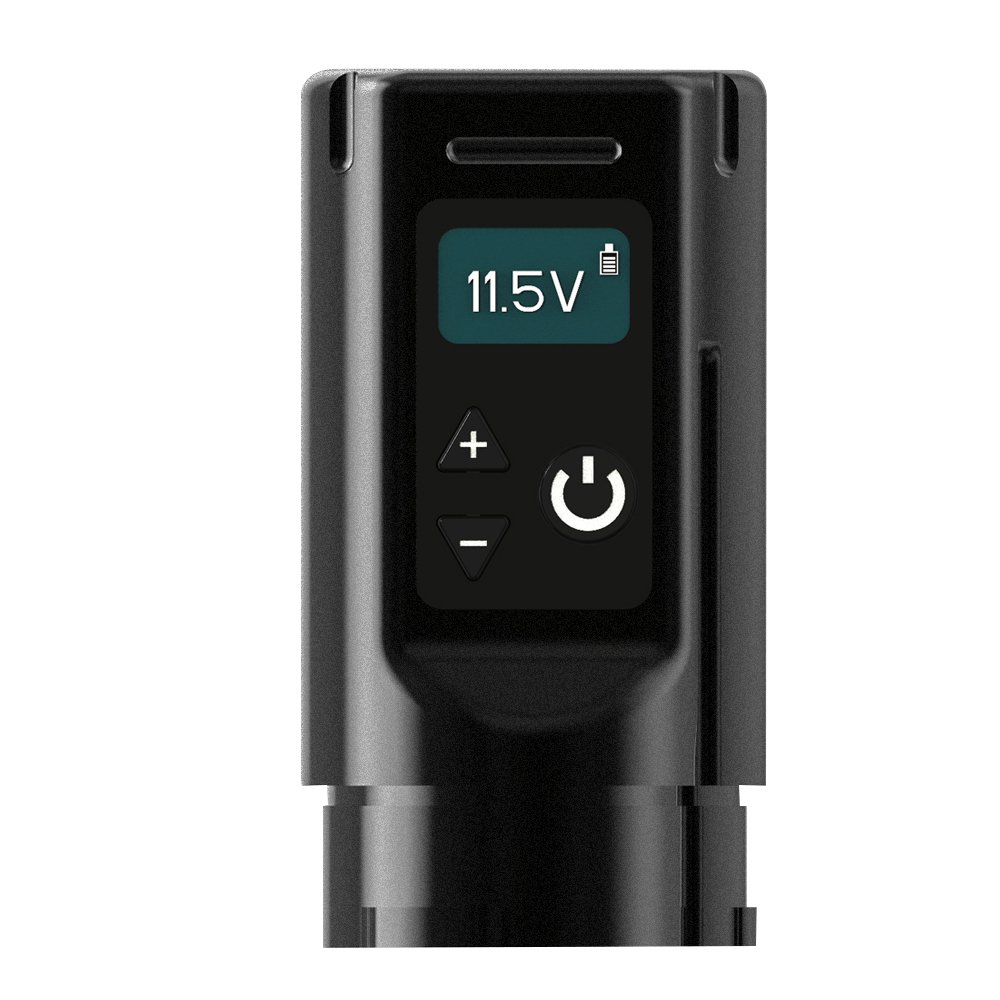 Ambition Moteng 2400mAh Digital Display Powerful Motor 4mm Stroke Professional Rotary Wireless Tattoo Pen Machine for Body Art