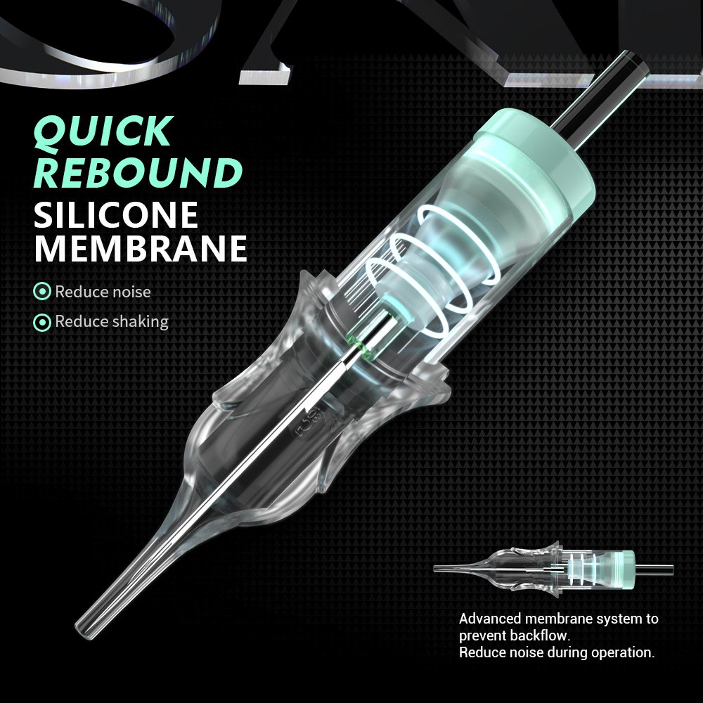 OEM Membrane Professional Tattoo Cartridge Needle Permanent Makeup Cartridge Needles Eyebrow Tattoo Needle