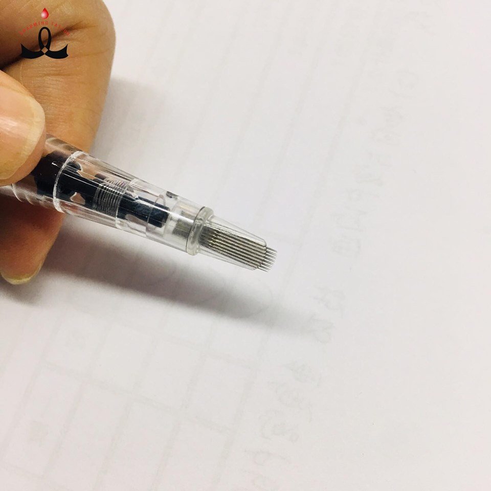 PMU Suppliers Black Pearl Machine Needle U Shape Needle Cartridge For PMU Hair Strokes Tattoo Eyebrow