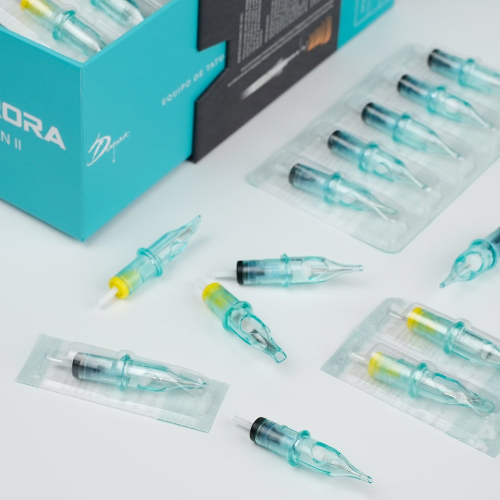 Aurora Cartridge Needle 50pcs/box Disposable Tattoo Needles Sterilized Tattoo Machine Cartridge Needles