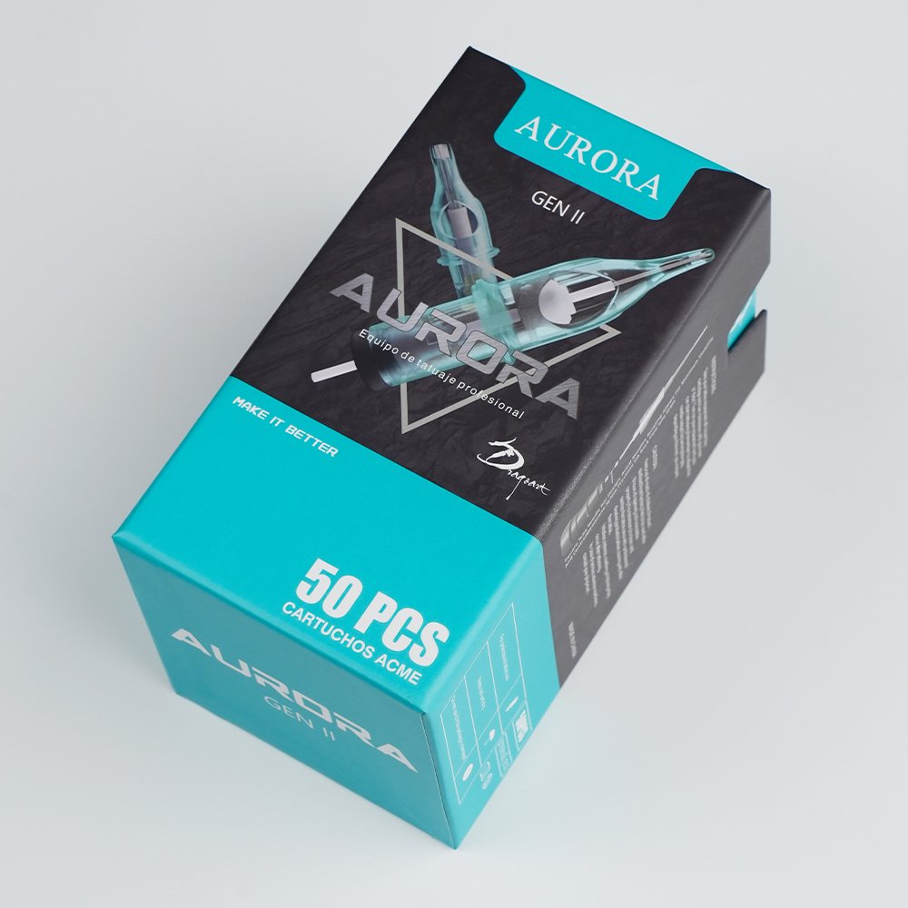 Aurora Cartridge Needle 50pcs/box Disposable Tattoo Needles Sterilized Tattoo Machine Cartridge Needles