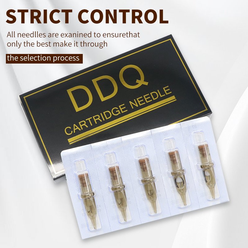 Permanent Makeup Tattoo Cartridge Needles Eyebrow Eyeliner Lip Microblading for Rotary Machines 20 PCS/Box