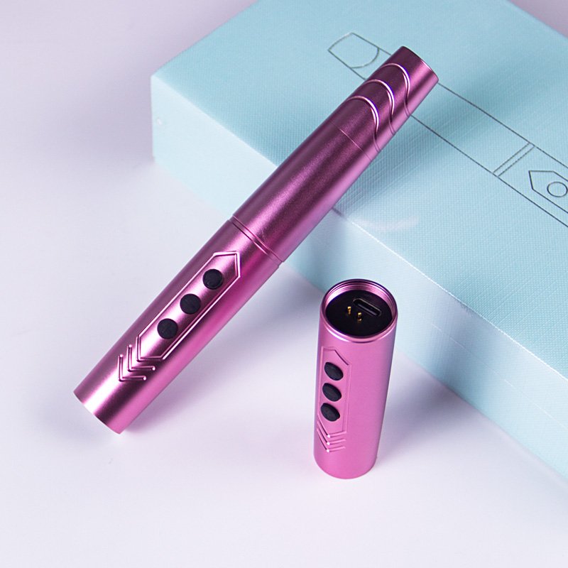 Wireless Permanent Makeup PMU Machine Microshading Supplies, with 2 Batteries for Lip Eyebrow Tattoo Ombre Powder Brows