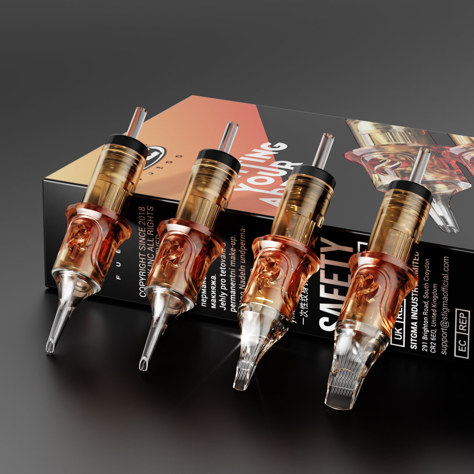 CNC Disposable Needle Cartridge Tattoo Premium Needle Cartridge Permanent Make Up Cartridge SMP Tattoo Needle
