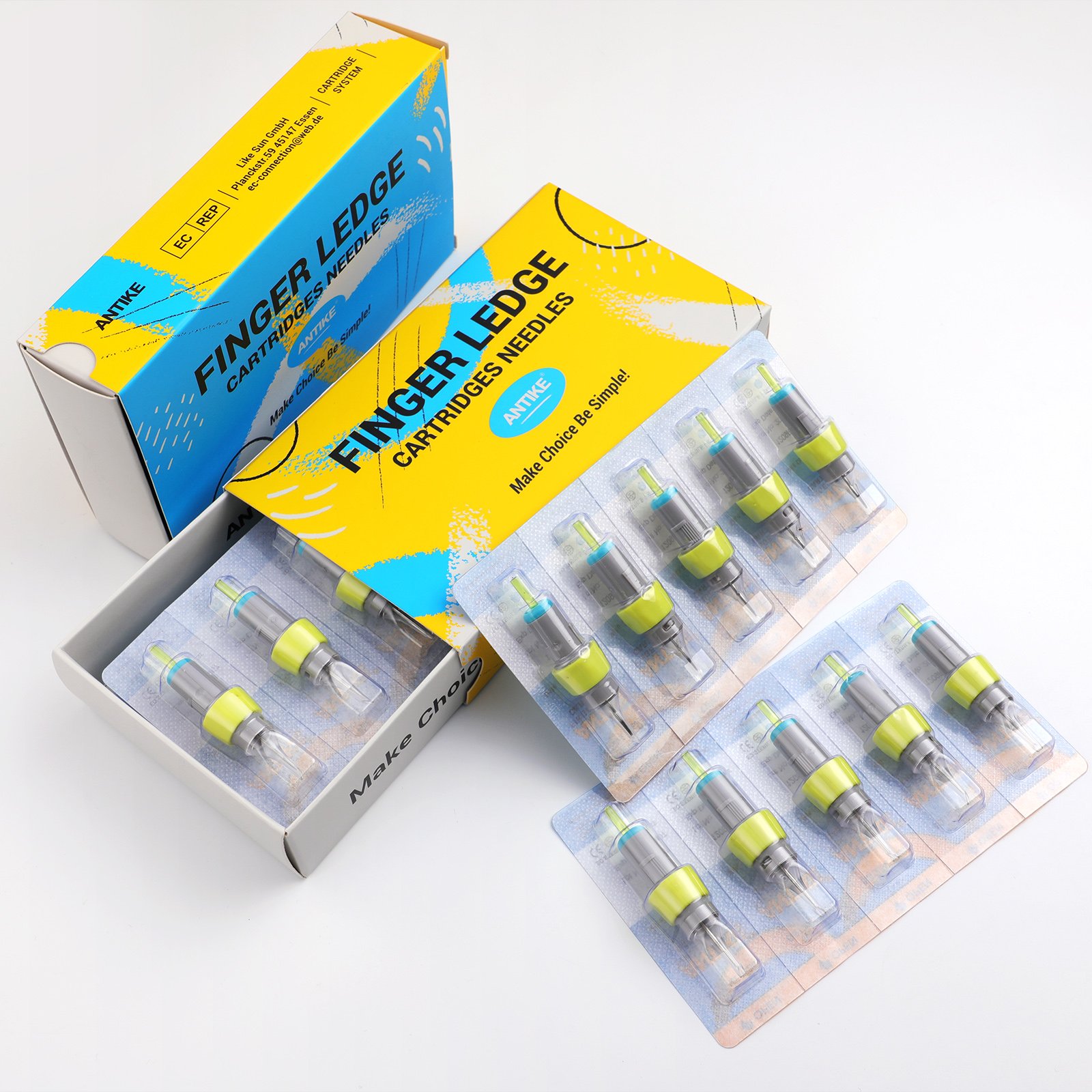Ready to Ship Tattoo Cartridge Needle 20pcs 0.25mm 0.3mm 0.35mm RL M1 RM RS Wholesale Tattoo Needles Professional Premium Tattoo