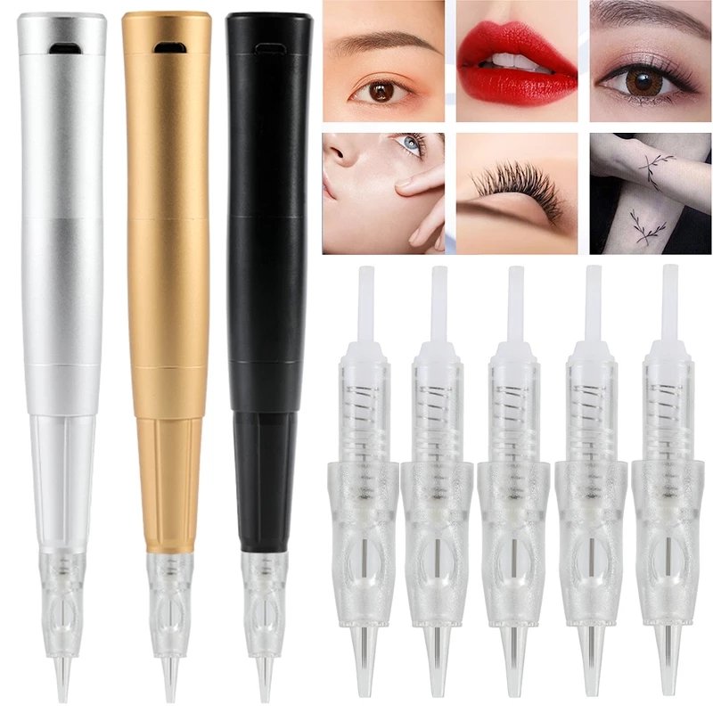 Professional Permanent Makeup Machine Pen Rotary Tattoo Gun for Eyebrow Eyeliner Lips