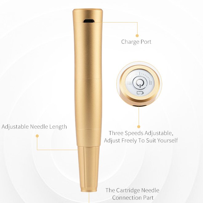 Professional Permanent Makeup Machine Pen Rotary Tattoo Gun for Eyebrow Eyeliner Lips