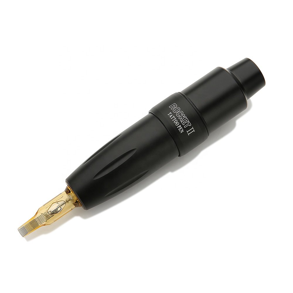 Newest Rocket II Motor Professional Tattoo Machine Aluminum Alloy Tattoo Pen Permanent Makeup Pen for Eyebrow Eyeliner
