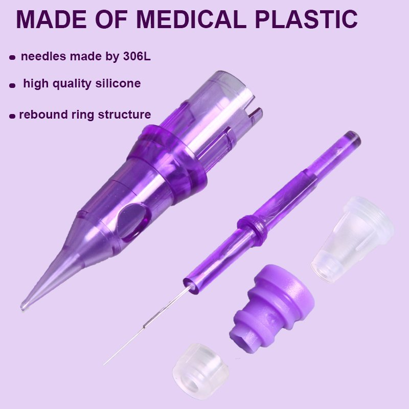 10pcs/box Sterilized Tattoo cartridge needle wholesale permanent makeup & SMP Tattoo Needle cartridge Round liner 1RL 3RL 5RL
