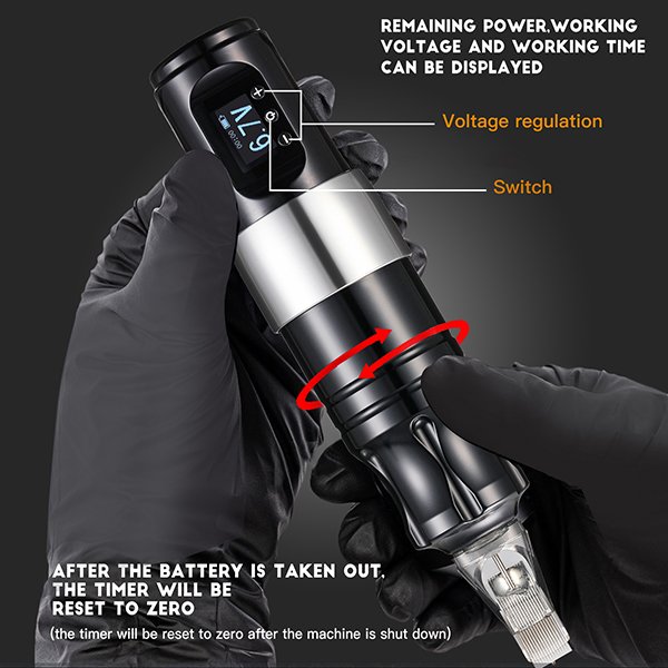 Top Sales Brand P.M.U Makeup Body Art Rechargeable FK Wireless Rotary Tattoo Machine