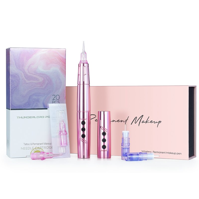 Biomaser 1000mAh 2 Battery Permanent Makeup SMP EyeBrow Lip Eyeline Wireless Rotary Eyebrow Tattoo Pen Machine