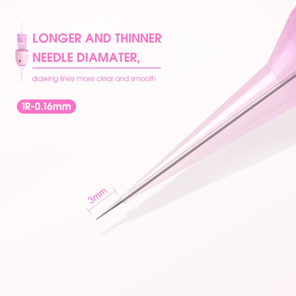 Hot selling universal needle cartridges Biomaser high quality tattoo needle permanent makeup cartridge needle 1R