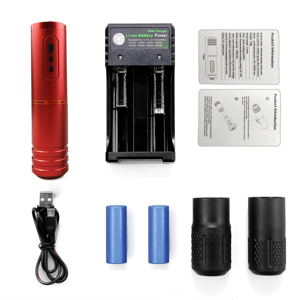 JIECIRON 2021New&Hot Wireless Tattoo Machine Pen Battery Pen Tattoo Machine Pen for Permanent Makeup