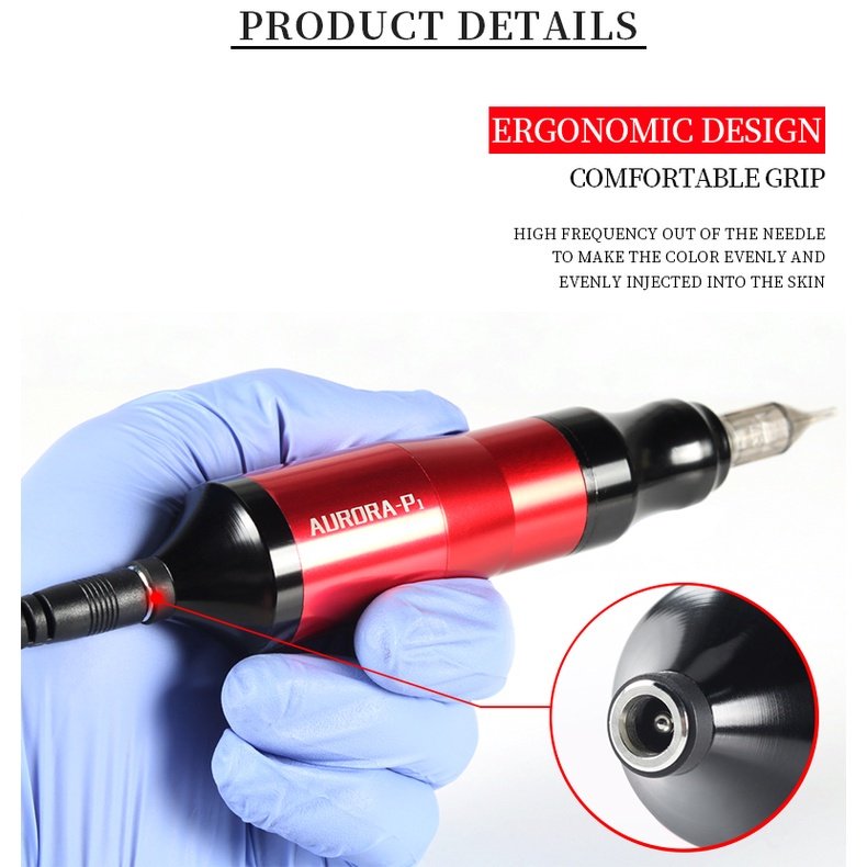 Kissure Wireless Tattoo Machine Set Mini Battery Power Supply with Cartridge Needle Rotary Tattoo Pen Kit Permanent Makeup tools