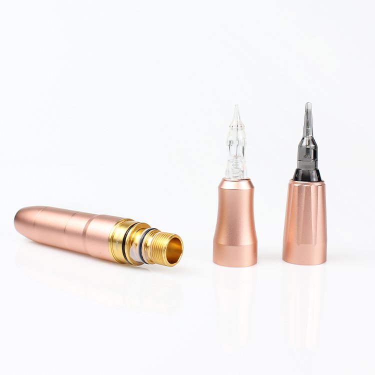 Thailand hotsale Private labeling 5 colors 8V Powerful motor Permanent makeup tattoo pen machine with two grips