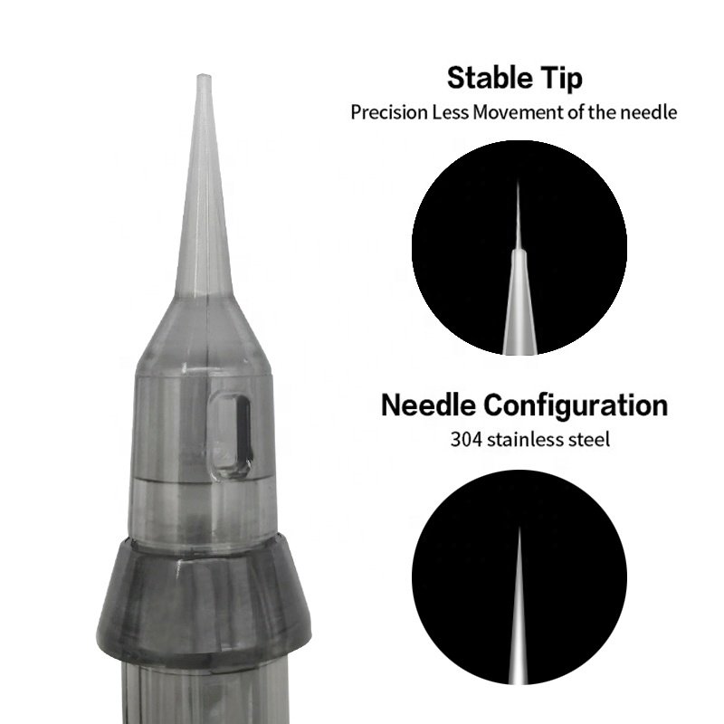 Private Label Permanent Makeup Pmu Disposable Machine Needle 1Rl Mixed Tattoo Needle Cartridge