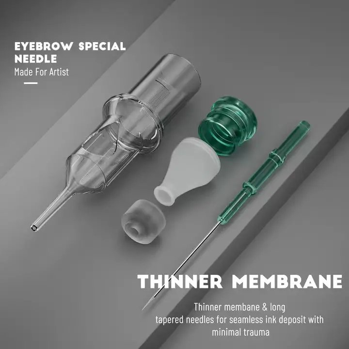 Premium Quality PMU SMP Tattoo Cartridge Needle Super Sharp Durable Consistent 20pcs/Box Permanent Makeup needles