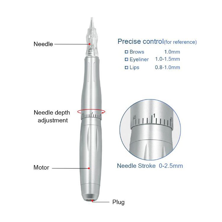Original P300 eyebrows Black Pearl Eyebrows Permanent Makeup Digital Dermographe Tattoo Machine