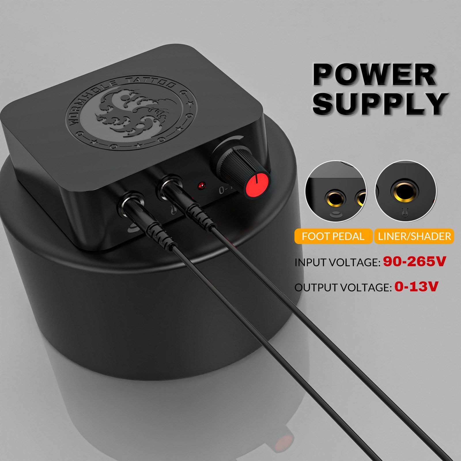 2024 Beginners Tattoo Machine Set Permanent Tattoo Artist Power Supply 10pcs Cartridge Needle Ink Complete Tattoo Pen Kit