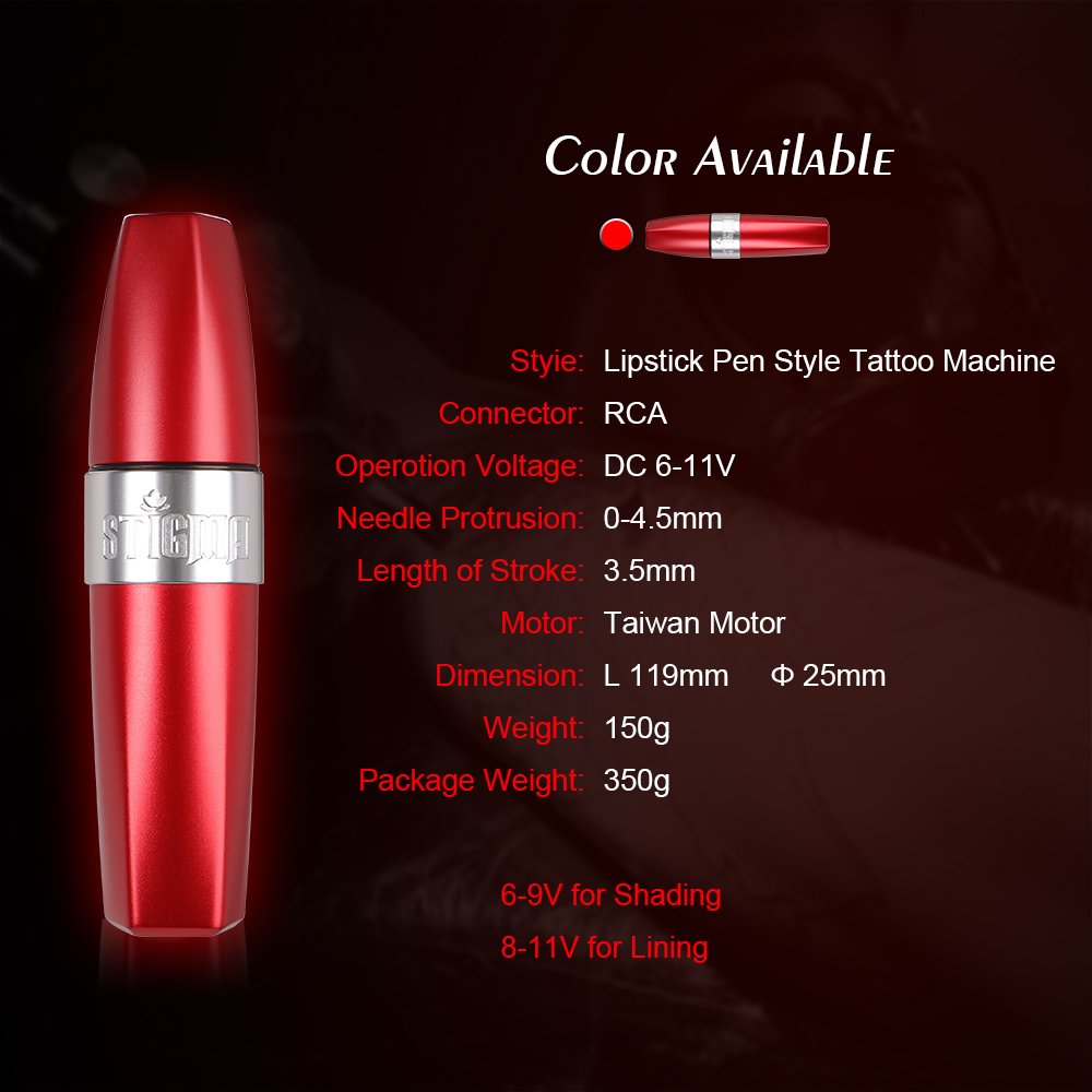 Stigma Rotary Tattoo Pen Electric RCA Motor Tattoo pen permanent makeup make up Machine for Tattooist Hot Cheap