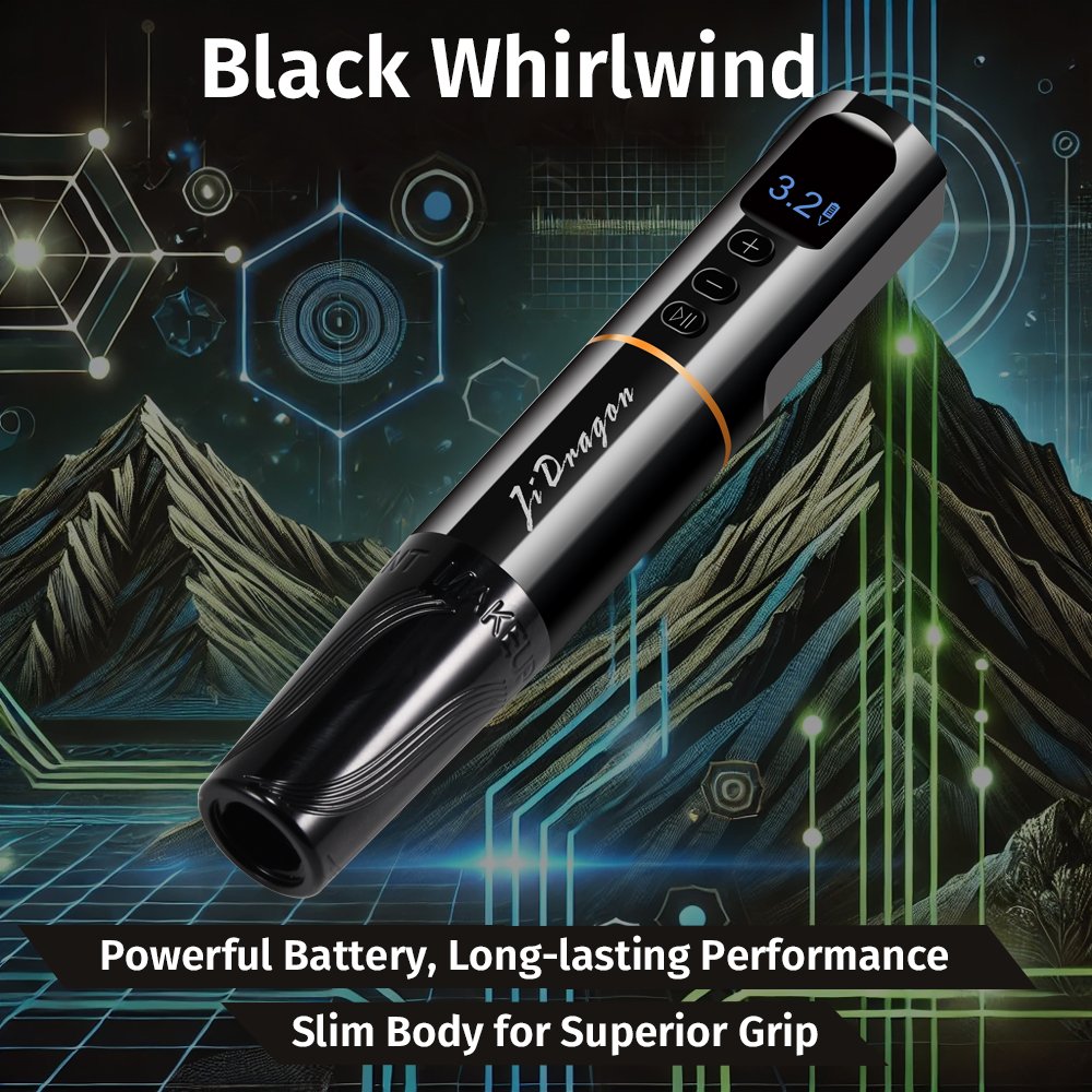 Lightweight Wireless permanent Make Up Tattoo Machine Pen With RCA Connection