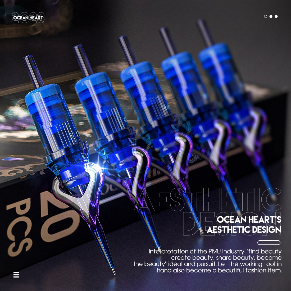 Mast Ocean Heart Permanent Makeup Tattoo Needles Cartridge Professional