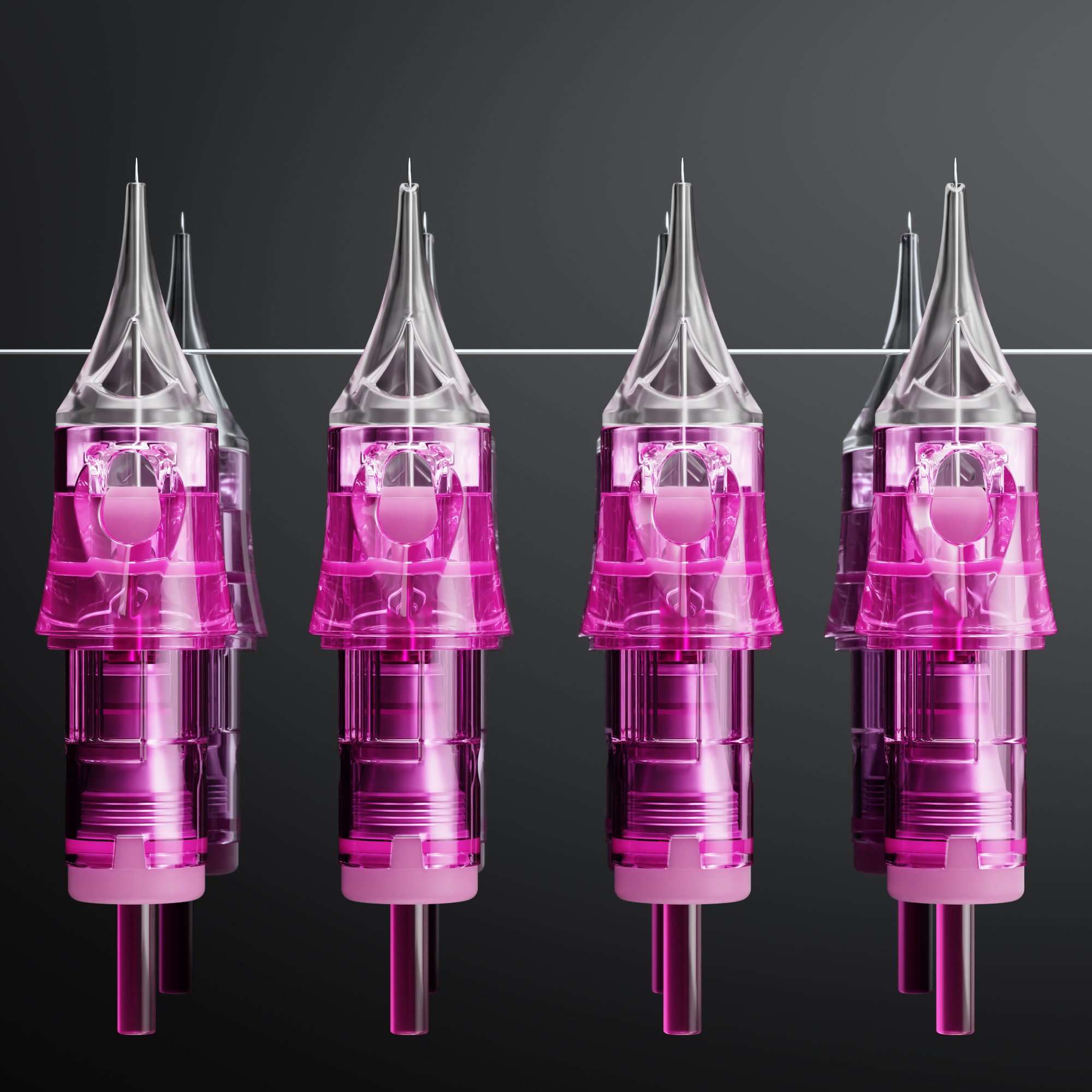 New Original Manufacturer Supplies Tattoo Needle Cartridges Cosmetic PMU VIPER Round Tip Cartridge Tattoo Needle