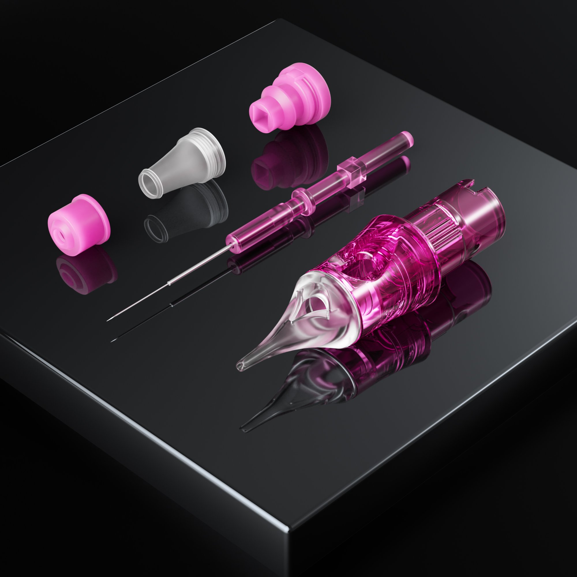 New Original Manufacturer Supplies Tattoo Needle Cartridges Cosmetic PMU VIPER Round Tip Cartridge Tattoo Needle