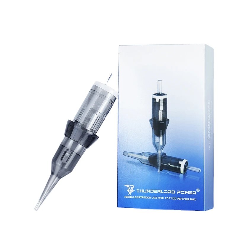 BIOMASER 20PCS/Lot Gray Tattoo Cartridge Needles Disposable Sterile Needle Cartridge for Tattoo Guns