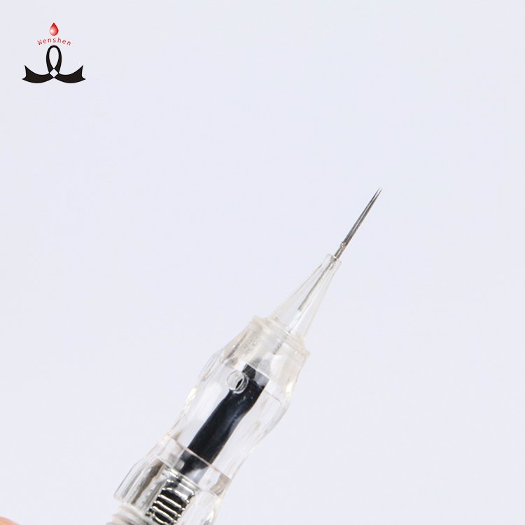 Wenshen Customized 1RL 0.3mm Nano Needle 50pcs 1bag Disposable Permanent MakeUp Microblading Tattoo Cartridges for spmu machine