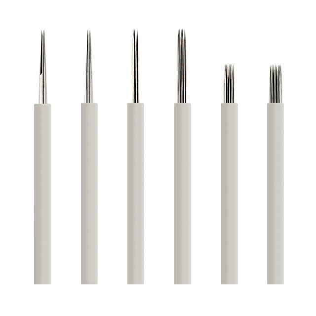 Original Manufacturer Supply Disposable Sterile Manual Permanent Make Up Tattoo Cartridge Needles Microblading Blades