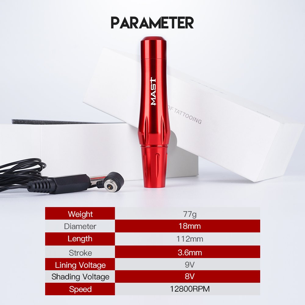 Dragonhawk Professional Permanent Makeup Eyebrow Lips Tattoo Pen Machine-Mast P30