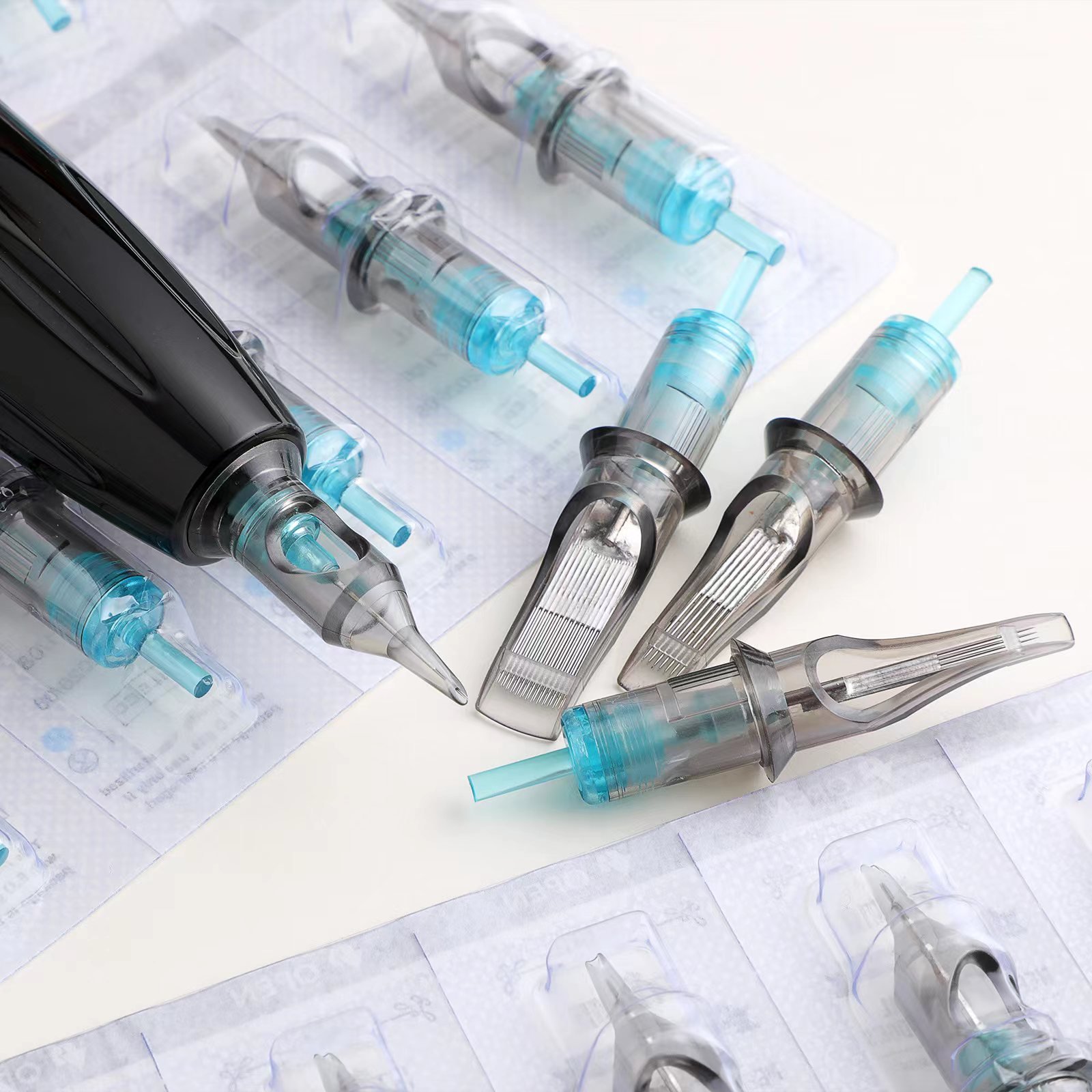 STIGMA 50 Pcs 316 stainless steel Tattoo Cartridge Needle Disposable Tattoo Needles for Cartridge Filling Machine