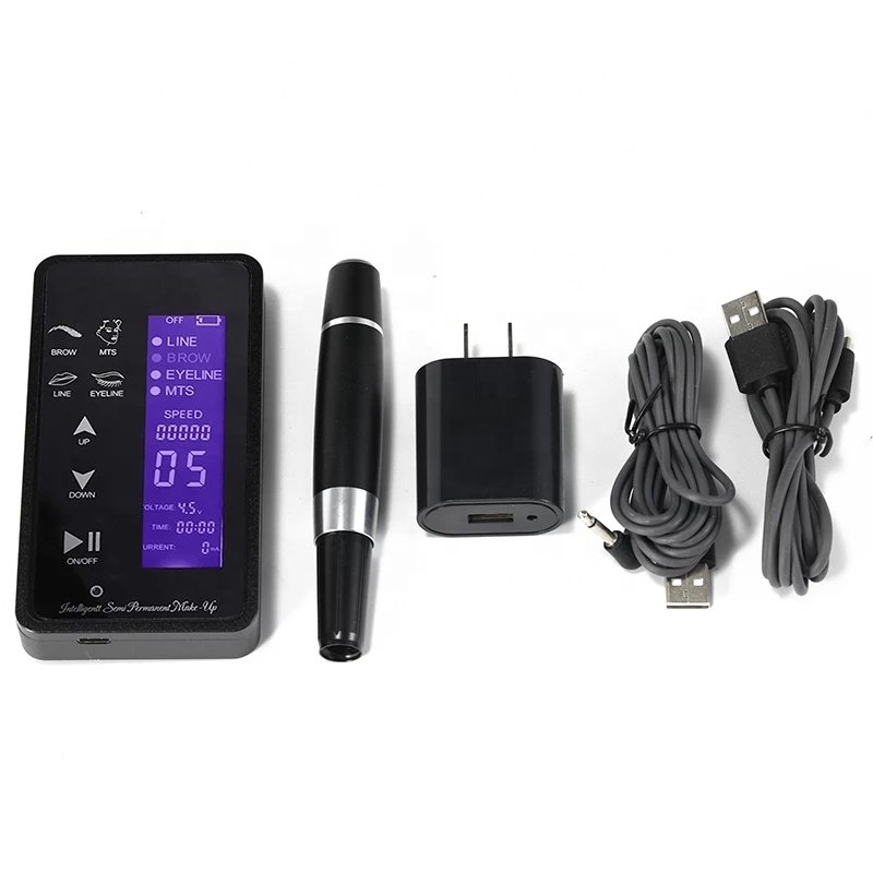 Factory Price Digital Eyebrow Tattoo Machine Set Semi Permanent Makeup PMU Machine for eyebrows eyeliner lips