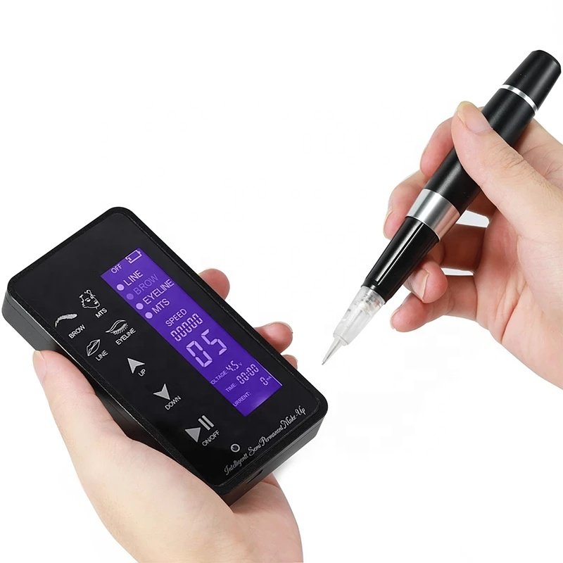 Factory Price Digital Eyebrow Tattoo Machine Set Semi Permanent Makeup PMU Machine for eyebrows eyeliner lips