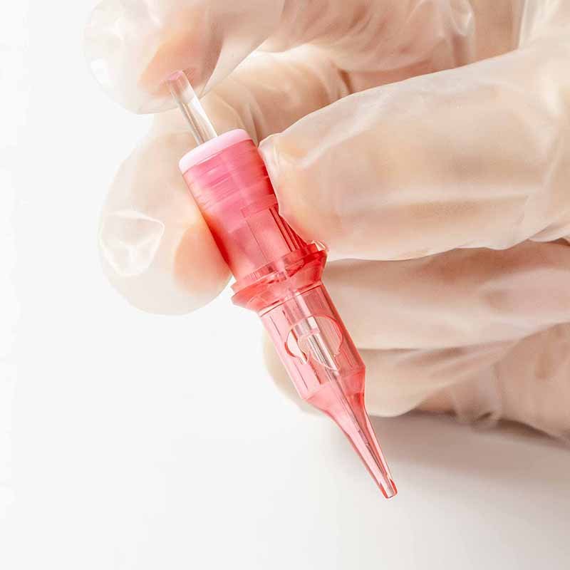 Private Logo 20PCS/Box Disposable Universal PMU Membrane Tattoo Cartridge Needles for Powder Nano Brows Hair Stroke Lips Tattoo
