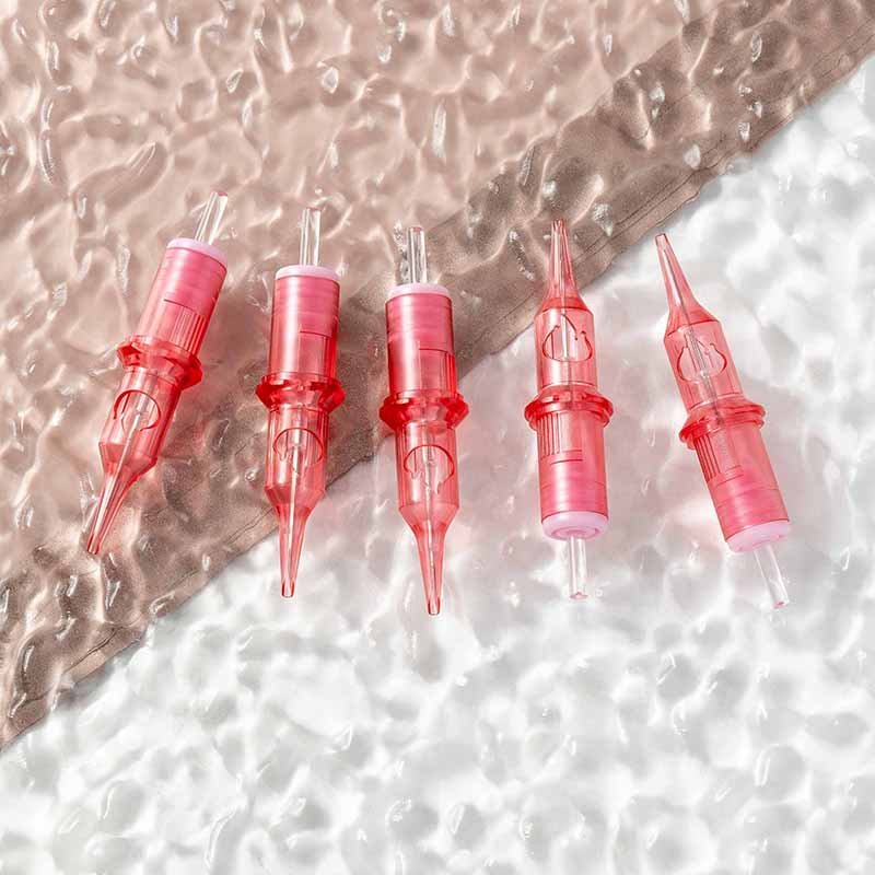 Private Logo 20PCS/Box Disposable Universal PMU Membrane Tattoo Cartridge Needles for Powder Nano Brows Hair Stroke Lips Tattoo