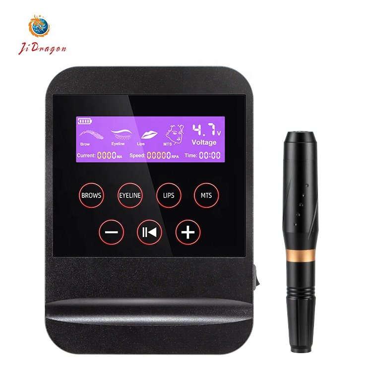 Freely Customized Digital Rotary Permanent Makeup Machine No Need Machine Holder for Eyebrow Eyeliner Lip Use
