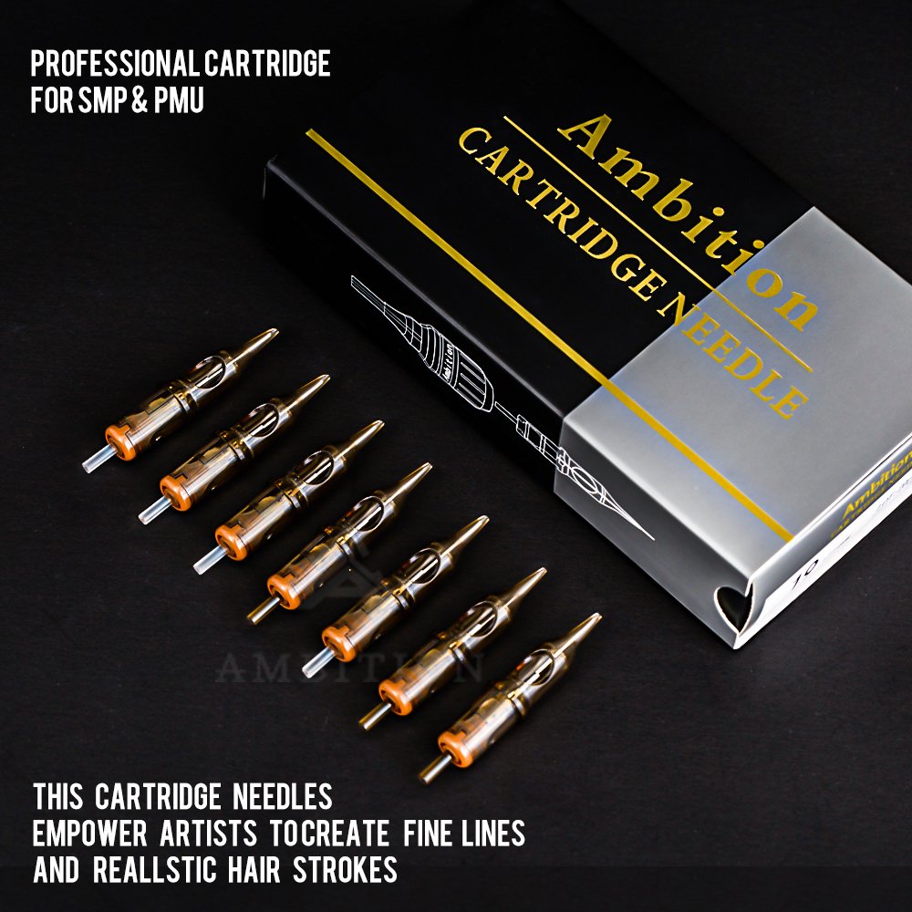 Ambition Professional Sterilized Safe 1RL 3RL 5RL 7RL RL M1 RM RS 0.35mm Premium Tattoo Cartridges Needles Wholesale