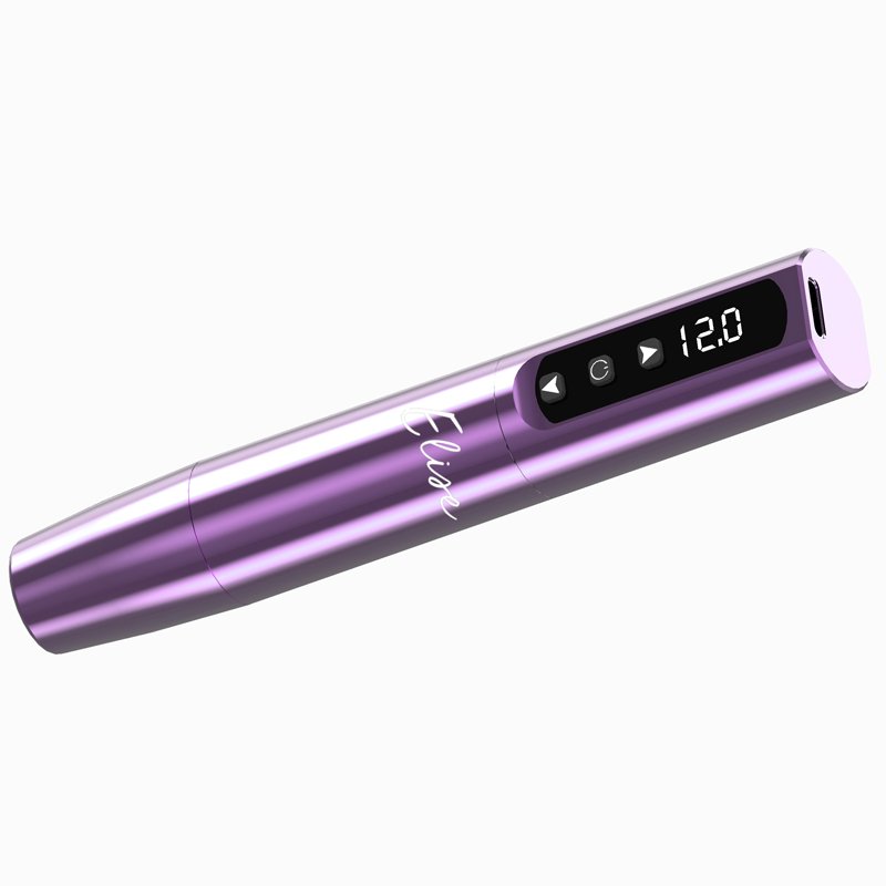 Professional Short ELISE 2.7mm Stroke Permanent Makeup Wireless Tattoo Cartridge Needle Battery Pen Machine